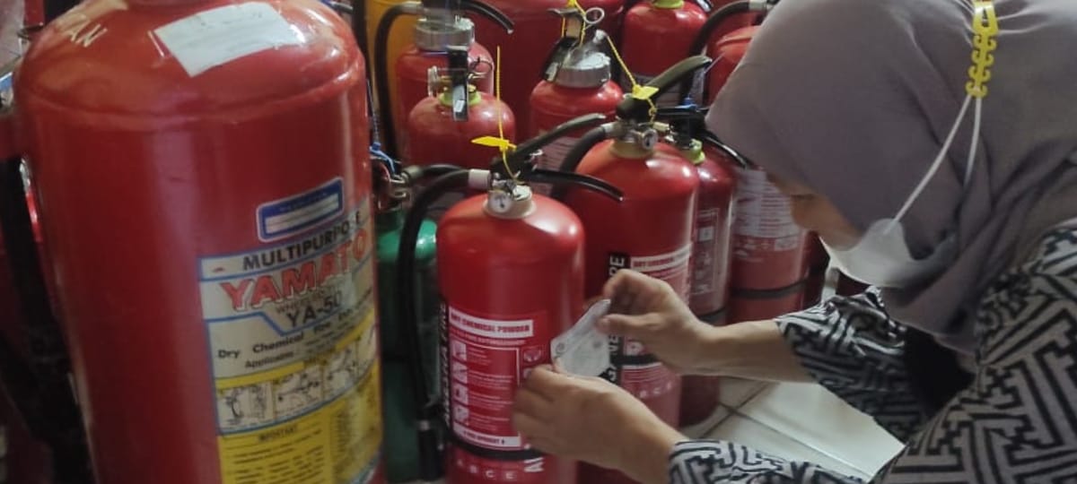 Tempat Refill Pemadam Api Standard